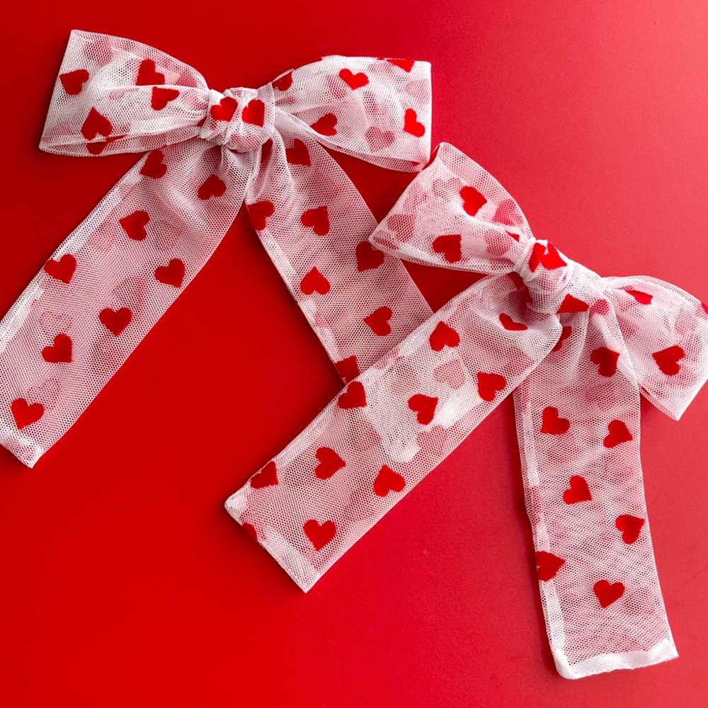 Red Heart Bows
